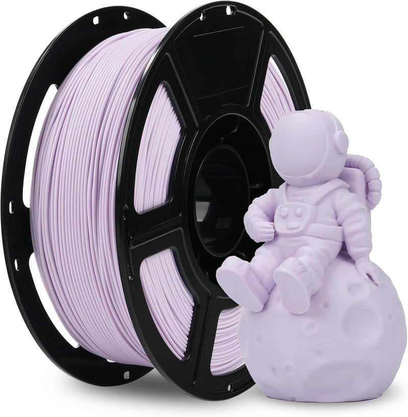 FLASHFORGE PLA Filament 1.75mm +/- 0.02mm, Matte Purple 3D Printer Filament 1kg (2.2lbs) Spool, Excellent Printing Performance, Easy to Use for Most FDM 3D Printers - Image 1